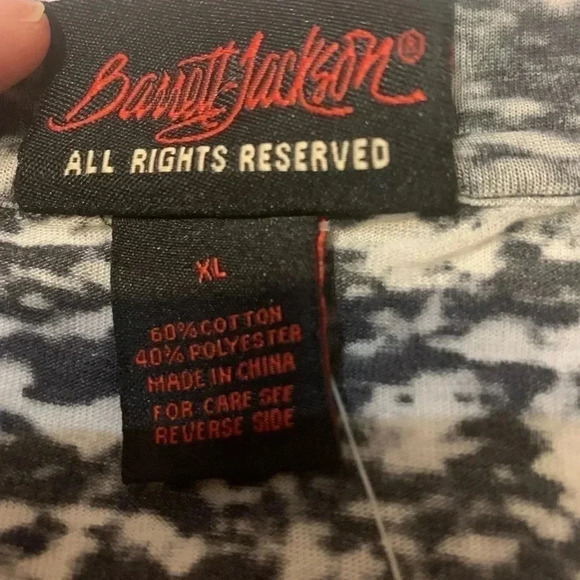 Barrett Jackson Women's Vintage BurnoutClassic 50thCelebTshirt Rhinestone XL NWT - Picture 5 of 10